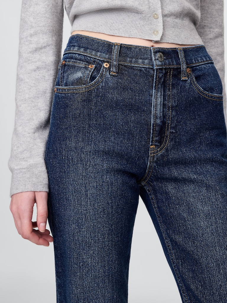 High Rise '90s Slim Straight Jeans