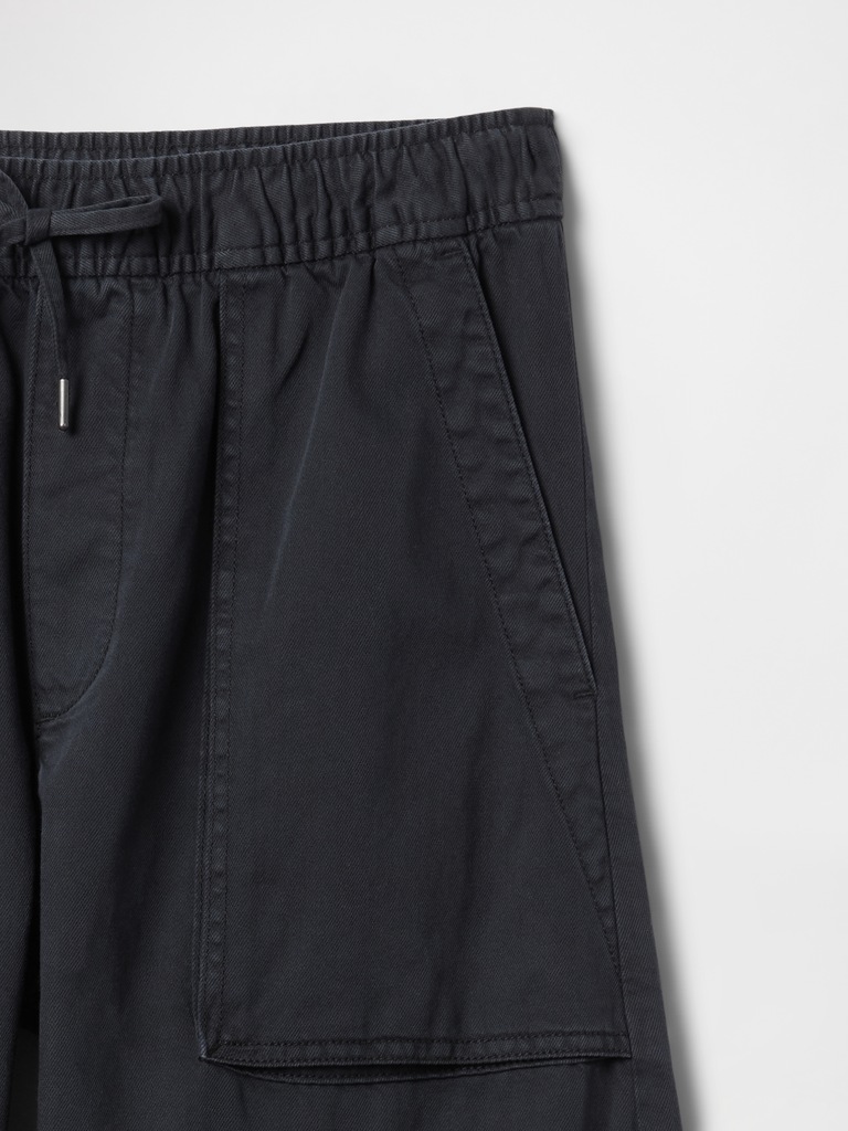 Mid Rise Easy Utility Barrel Pants