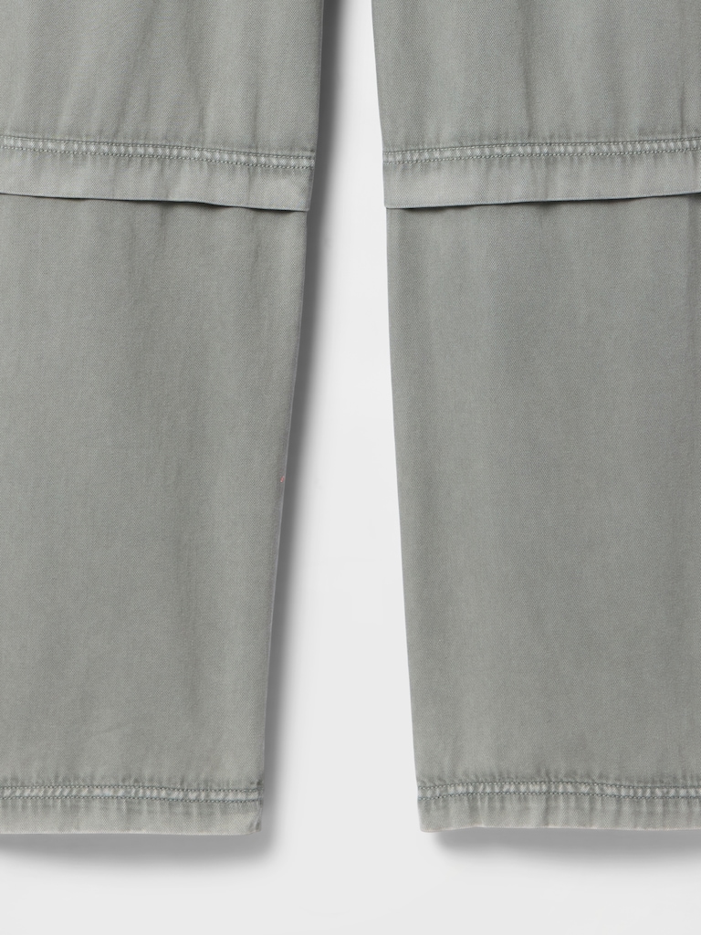 Mid Rise Easy Utility Barrel Pants
