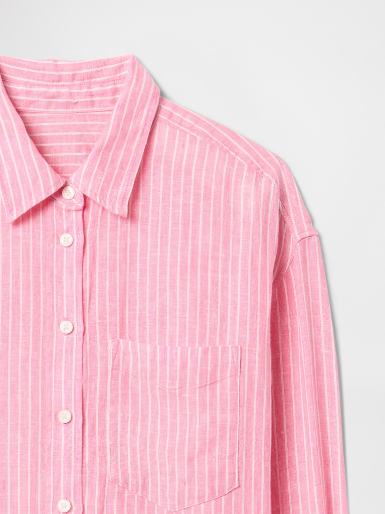 100% Linen Oversized Shirt