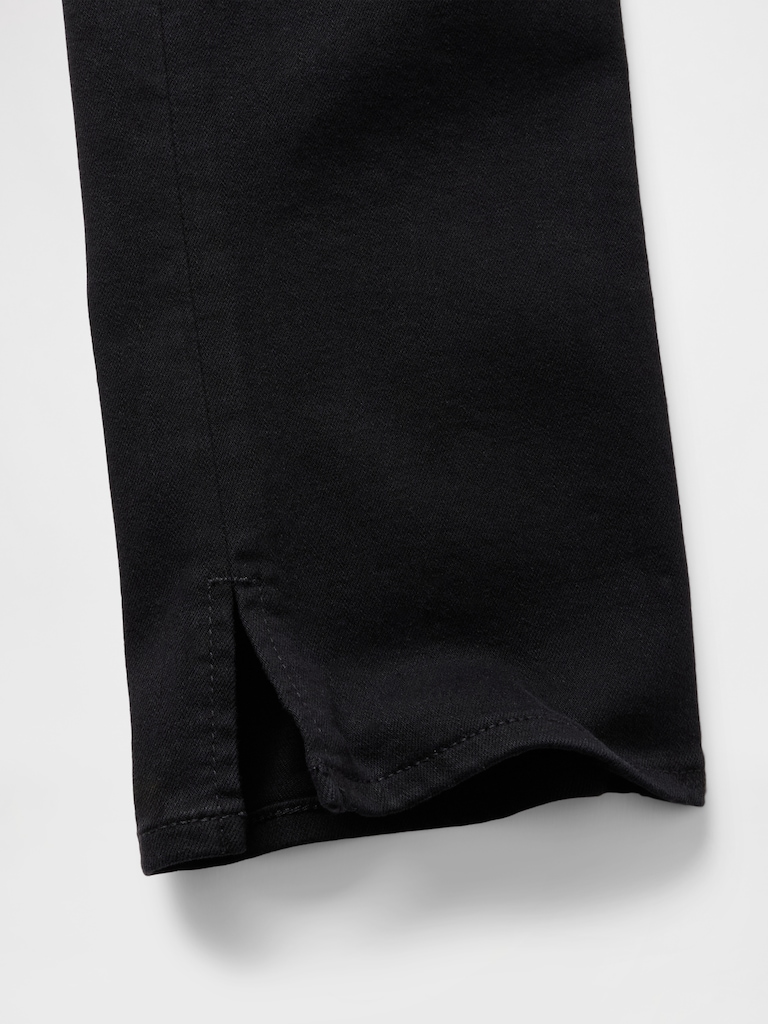 High Rise Cropped Capri Jeans