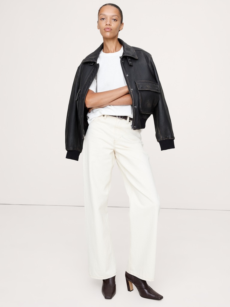 Cotton Slub Boyfriend T-Shirt