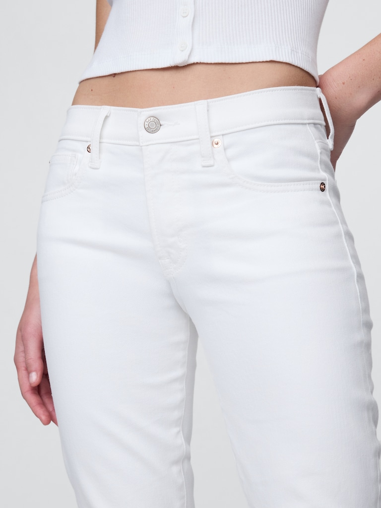 Mid Rise True Skinny Jeans