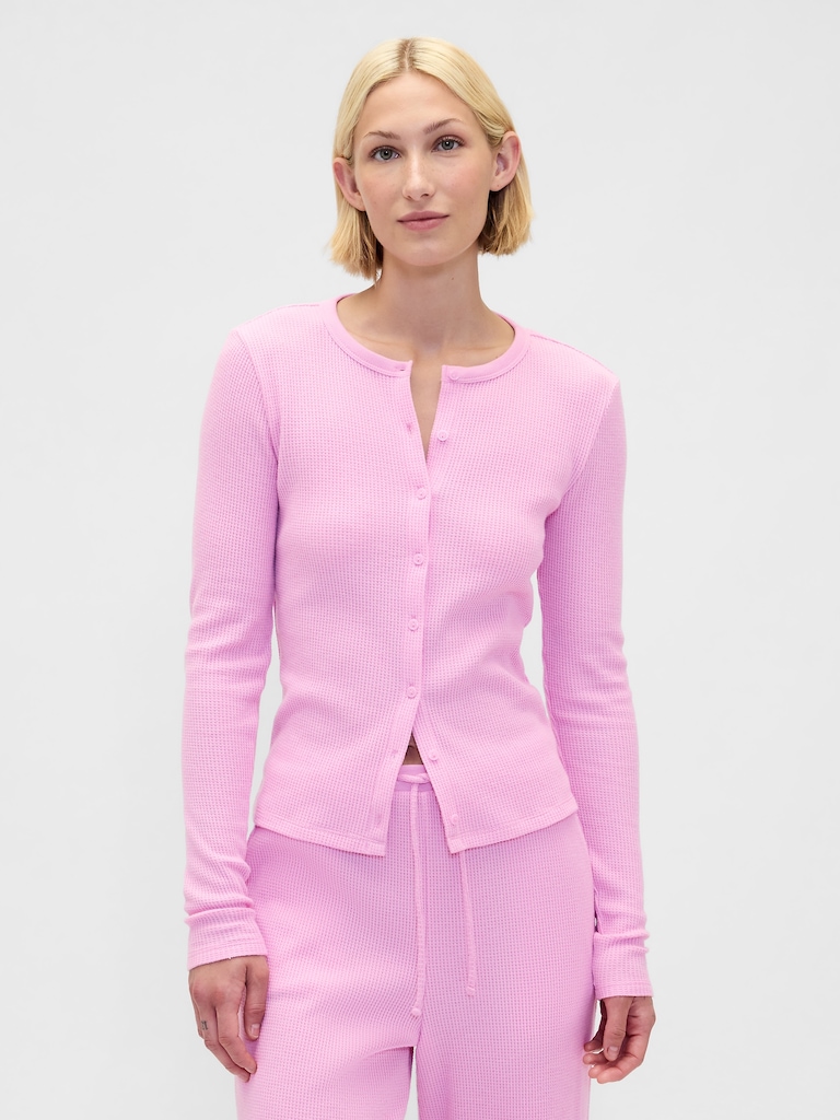 Waffle PJ Cardigan