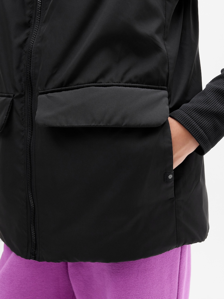 Athleta Girl Long Puffer Vest