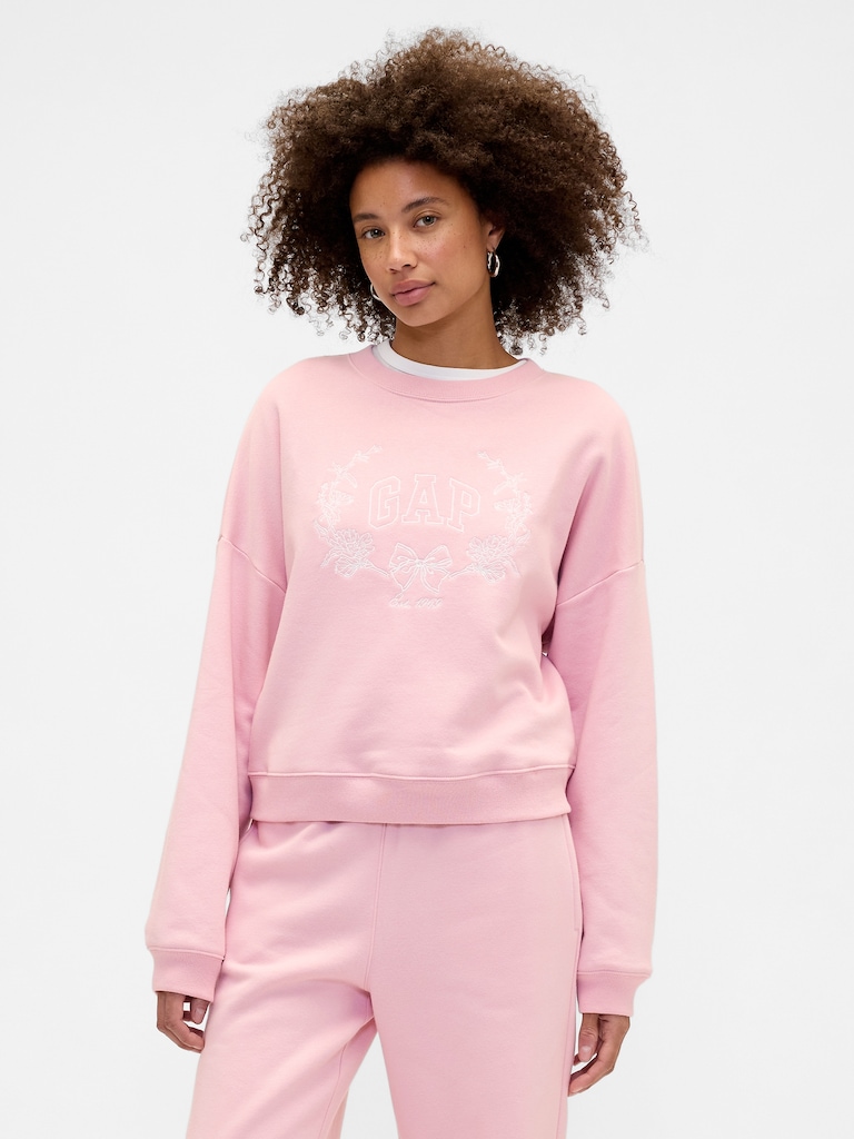 Oversized Wedge Gap Logo Sweatshirt