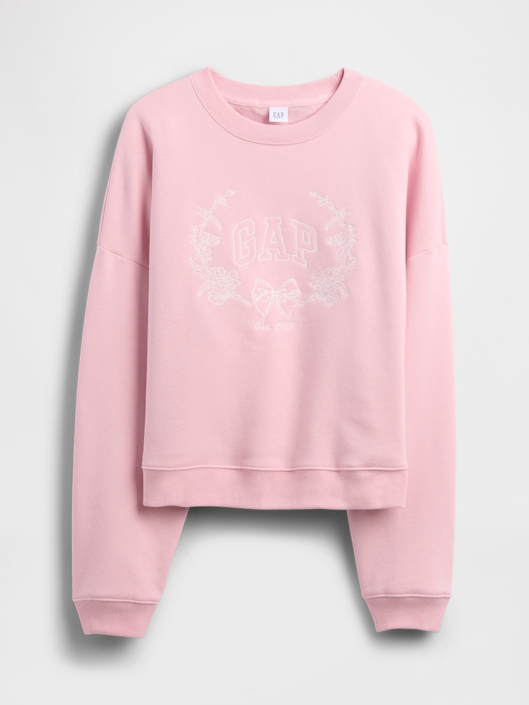 Oversized Wedge Gap Logo Sweatshirt