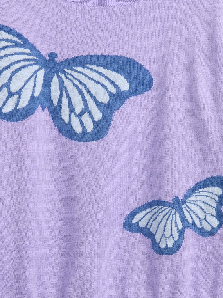 Kids Relaxed Roll-Neck Sweater