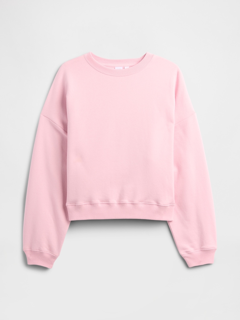 Relaxed Wedge Crewneck Sweatshirt