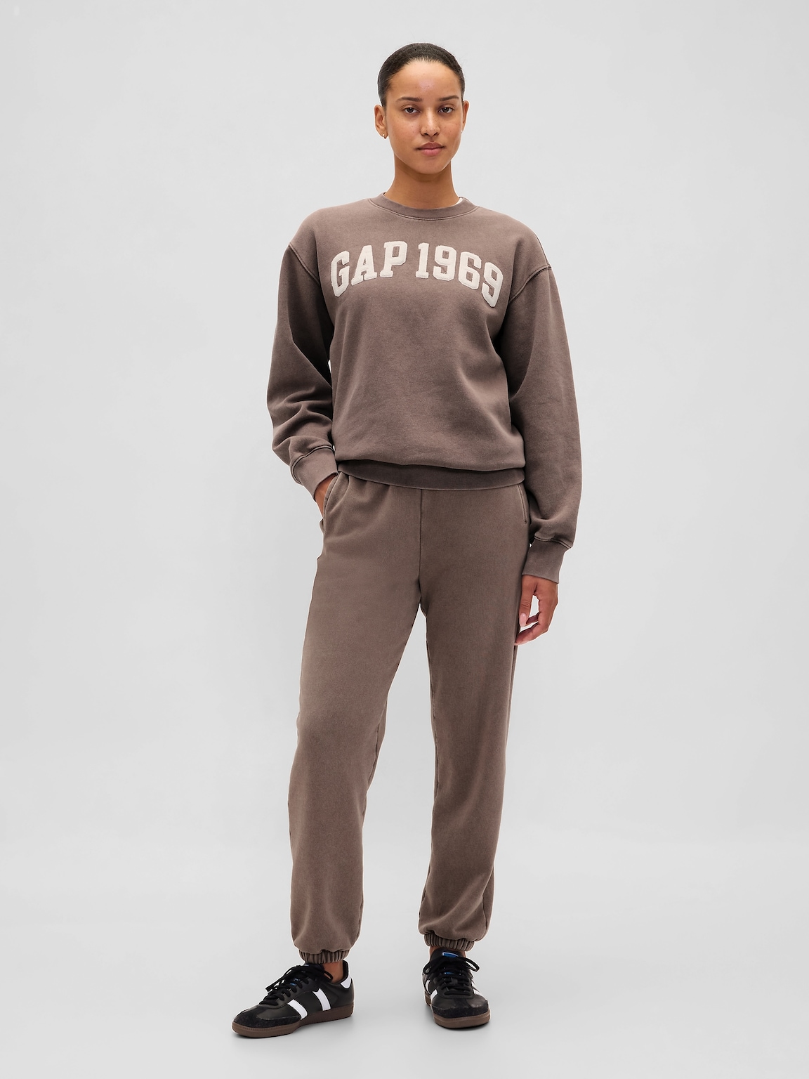 VintageSoft Gap Logo Tunic Sweatshirt