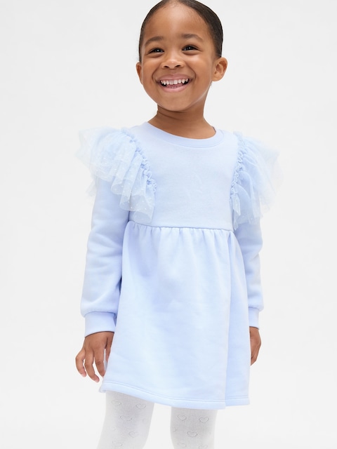baby girl blue dress Baby & Toddler Dress – RayandRoy main image 0