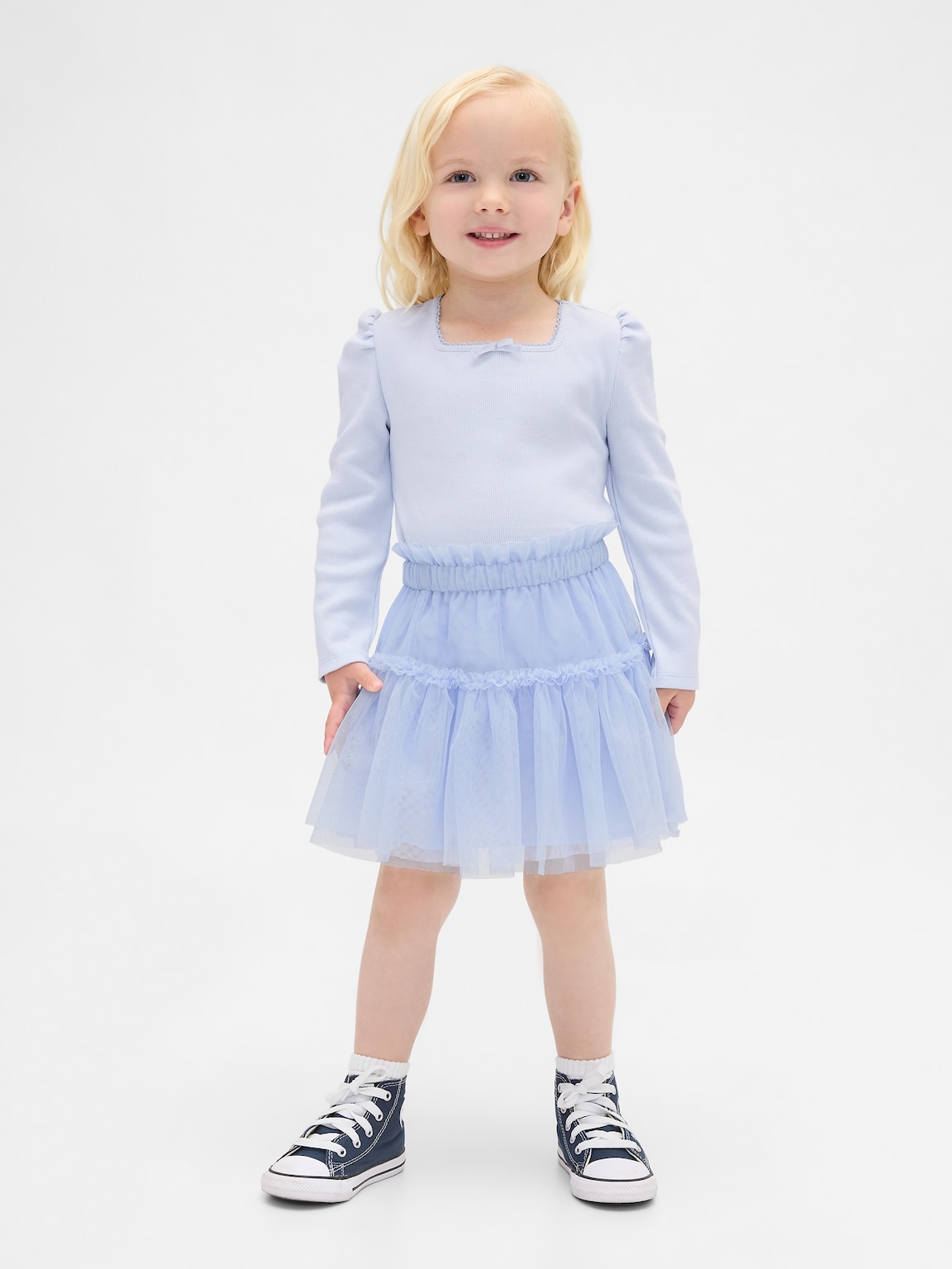 Baby & Toddler Rib & Tulle Outfit Set