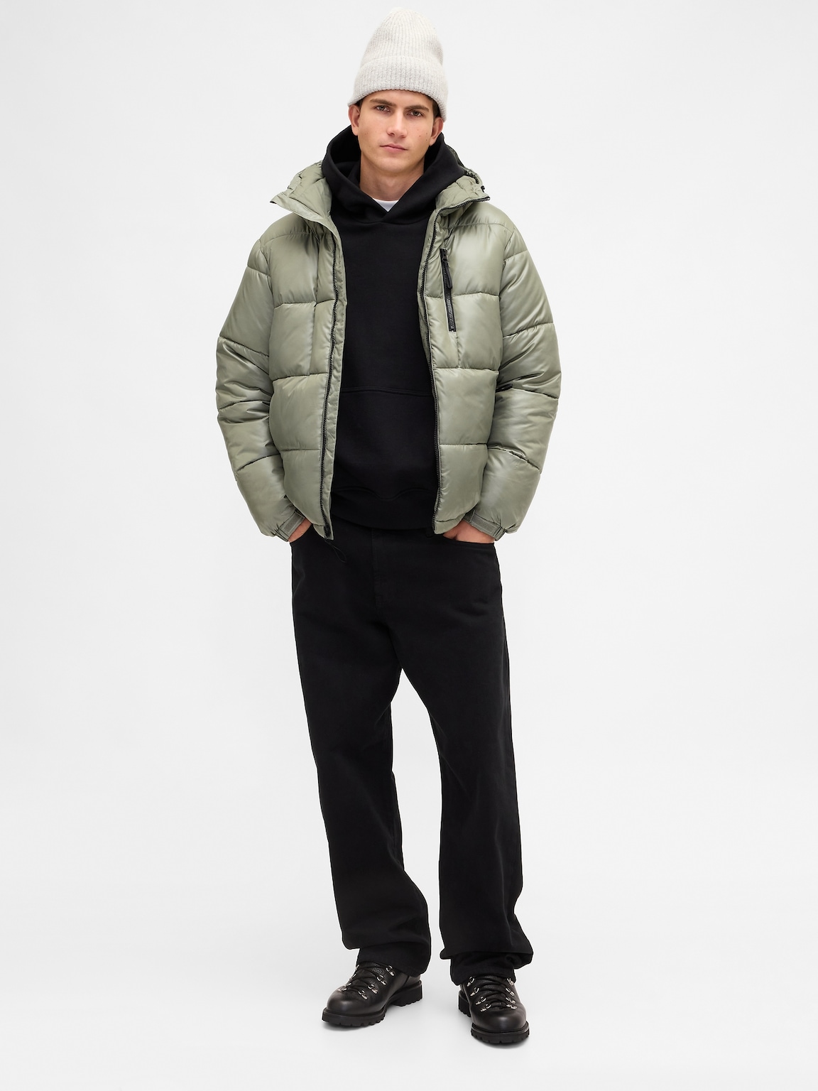 Recycled Heavyweight Puffer Jacket