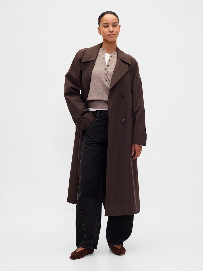 CashSoft Henley Sweater