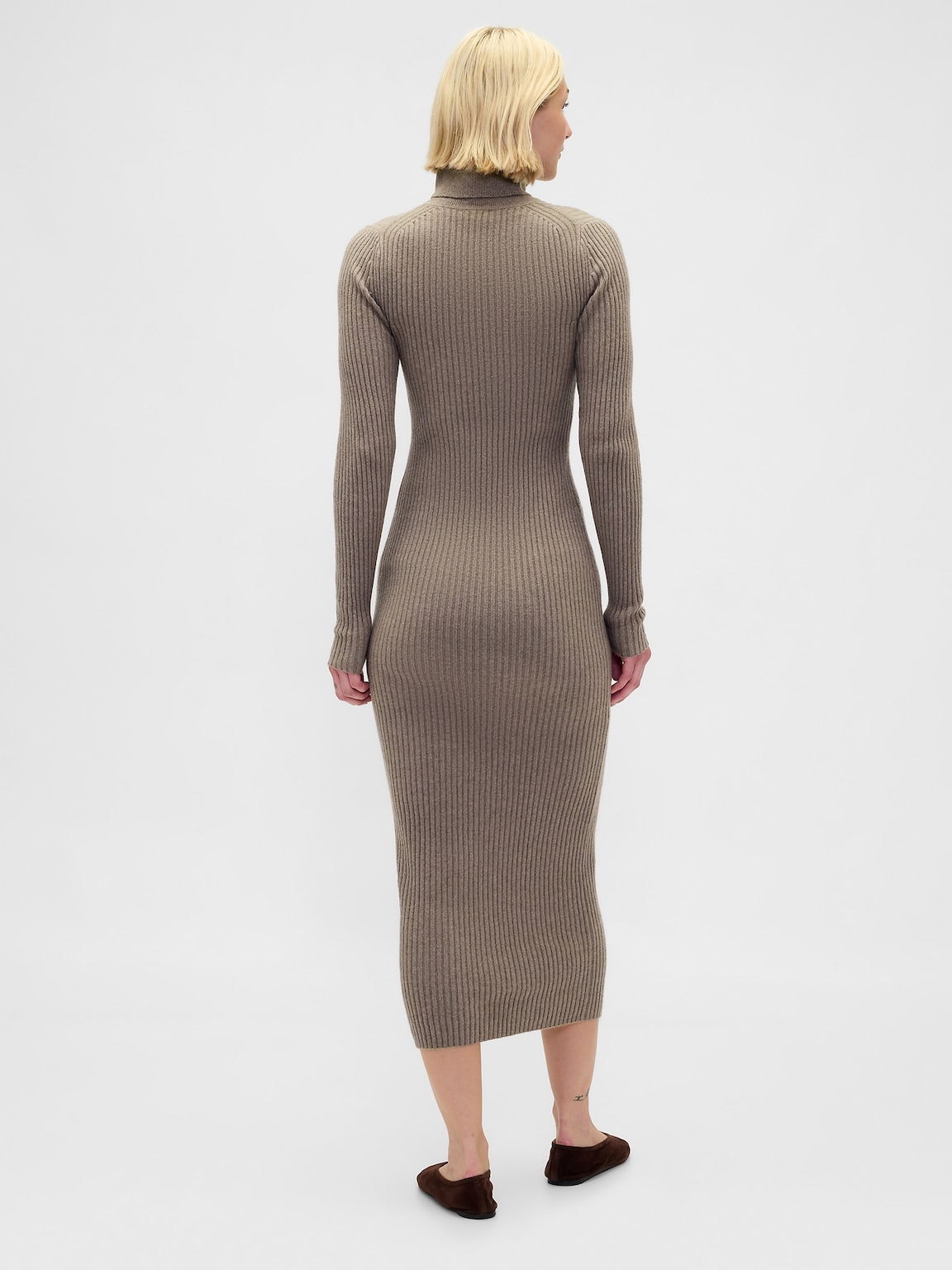 CashSoft Turtleneck Maxi Sweater Dress
