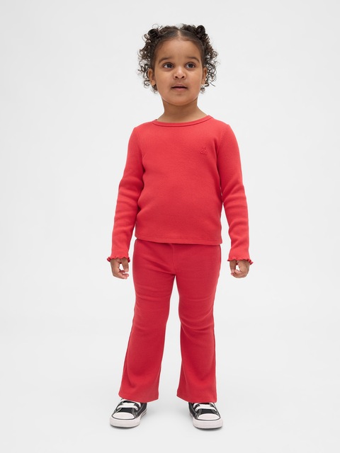 Pantalon Velours Rayé Fille Baby Gap - Taille 2T, Vert, Coton, Occasion Très Bon état