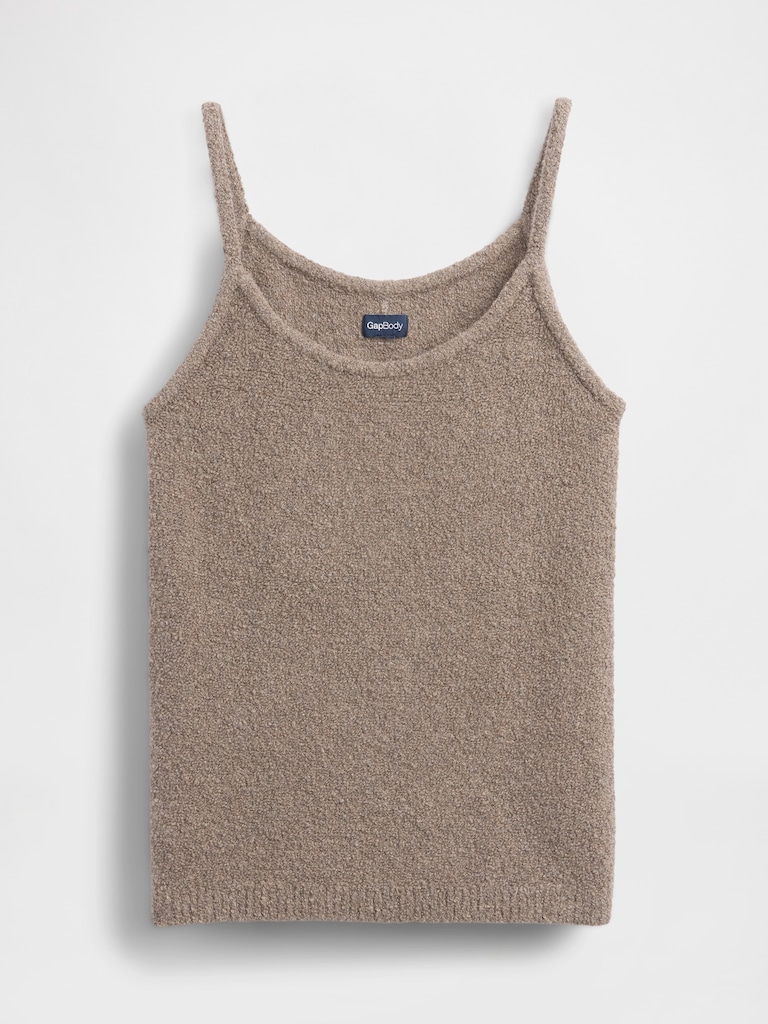 CashSoft Boucle Sweater Tank Top