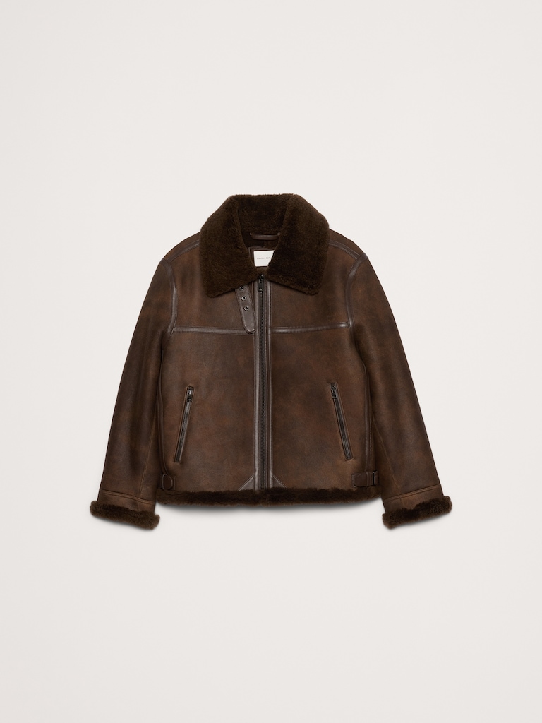 Shearling Aviator Jacket