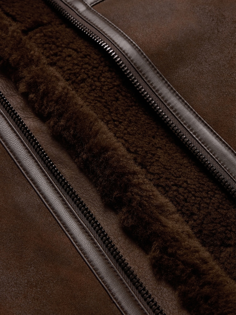 Shearling Aviator Jacket