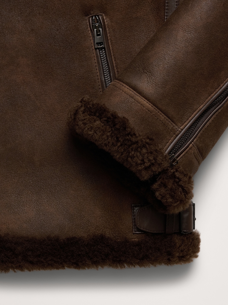 Shearling Aviator Jacket