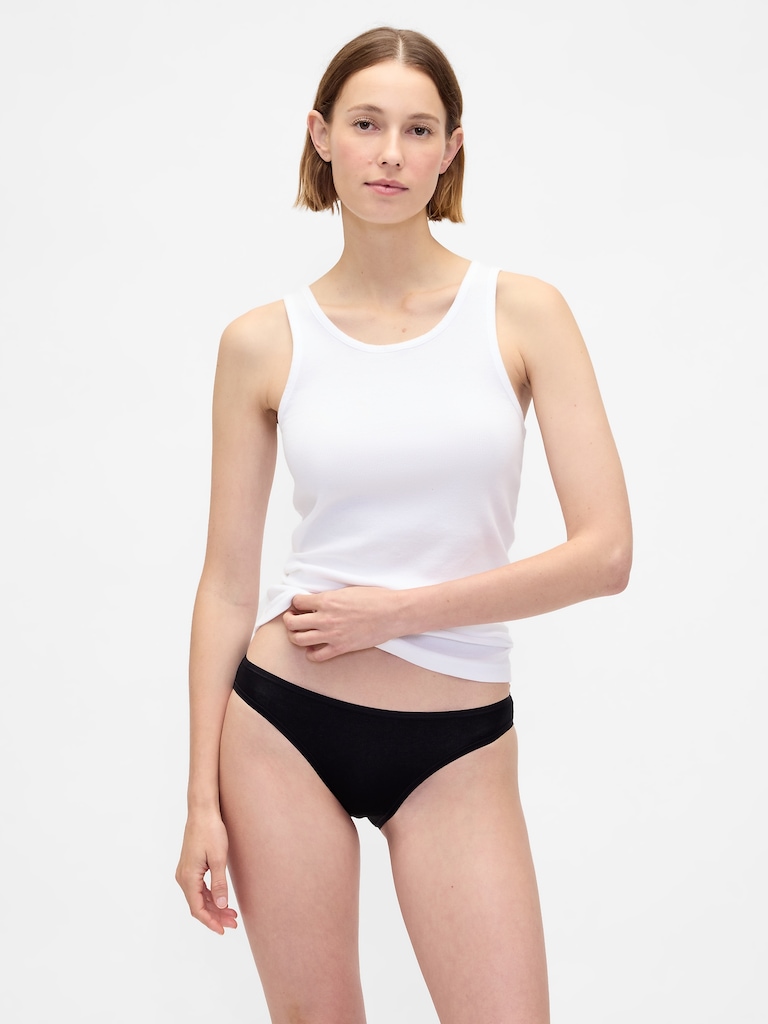 Organic Stretch Cotton Bikini Brief (3-Pack)