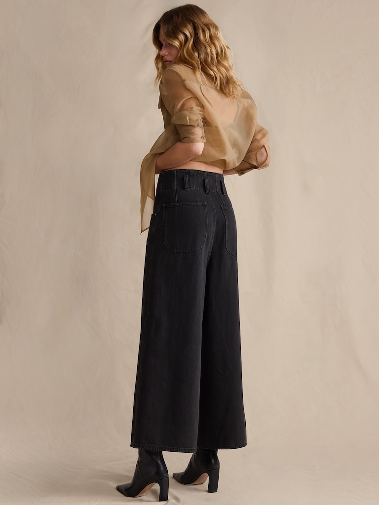 Ultra-High Rise Culotte Jean