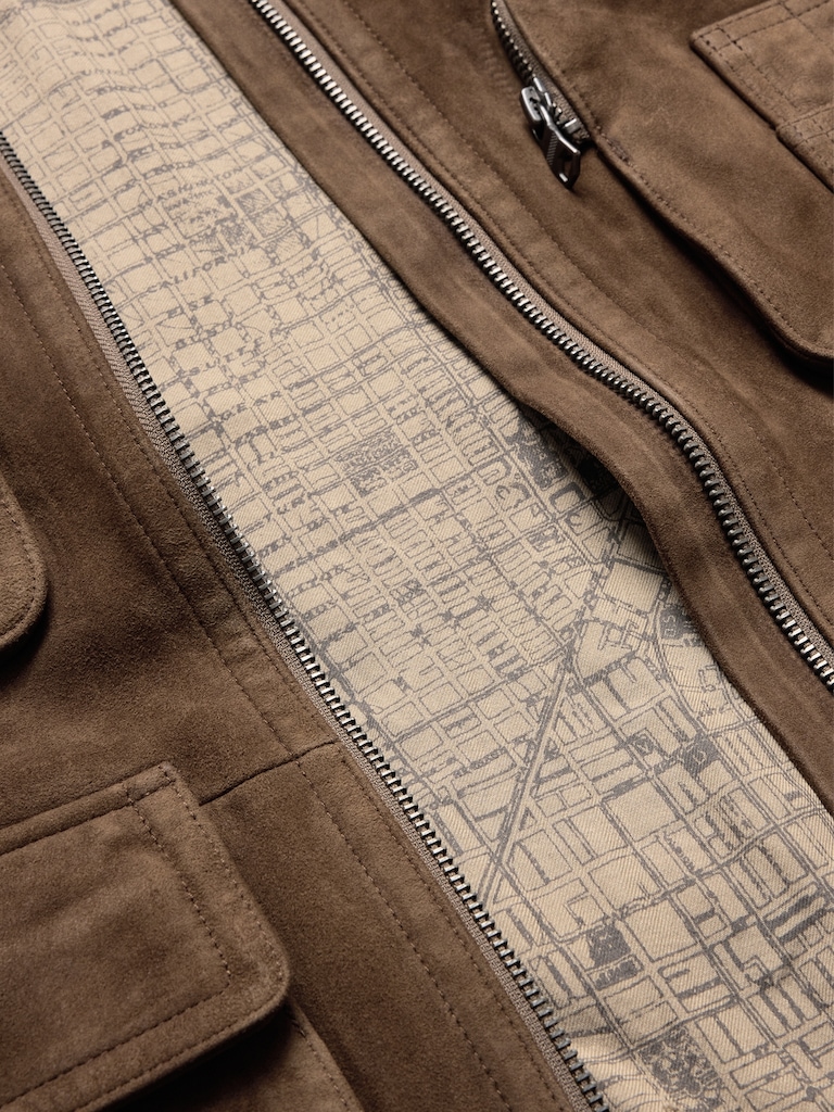 Suede Photojournalist Vest