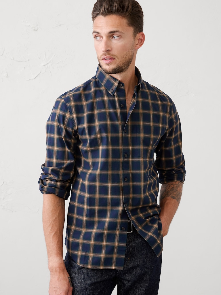 Slim-Fit Softwash Cotton Shirt