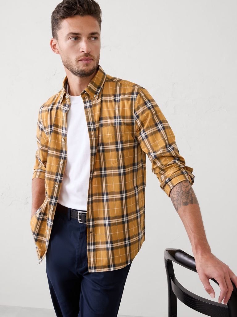 Slim-Fit Softwash Cotton Shirt