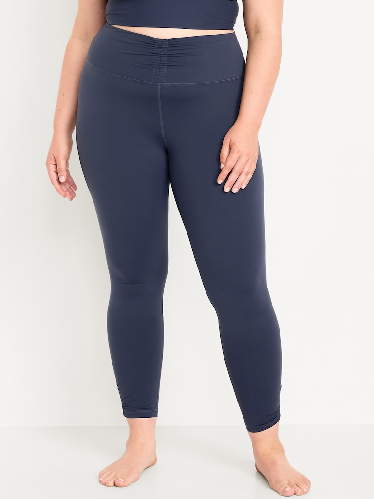 High-Waisted StudioSmooth Ruched Leggings