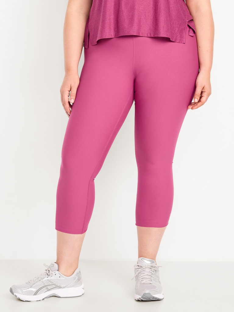 High-Waisted PowerSoft Crop Leggings