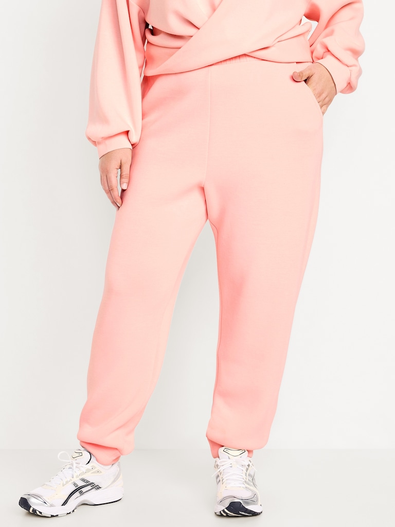 High-Waisted Bounce Fleece Jogger Sweatpants