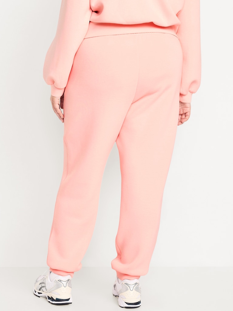 High-Waisted Bounce Fleece Jogger Sweatpants