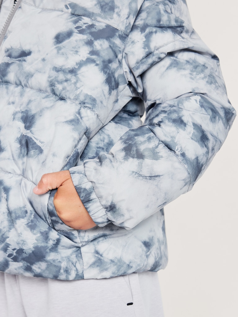 Printed Water-Resistant Puffer Jacket for Boys