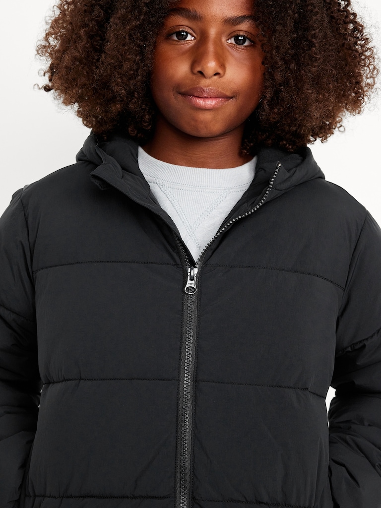 Water-Resistant Puffer Jacket for Boys