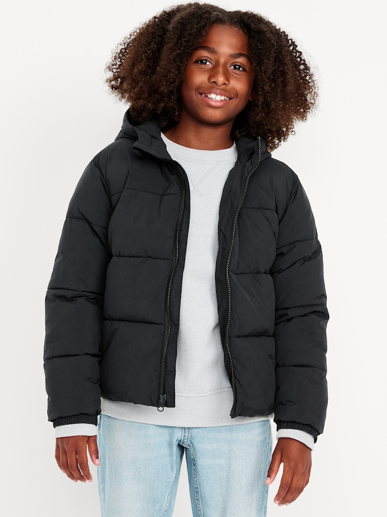Water-Resistant Puffer Jacket for Boys