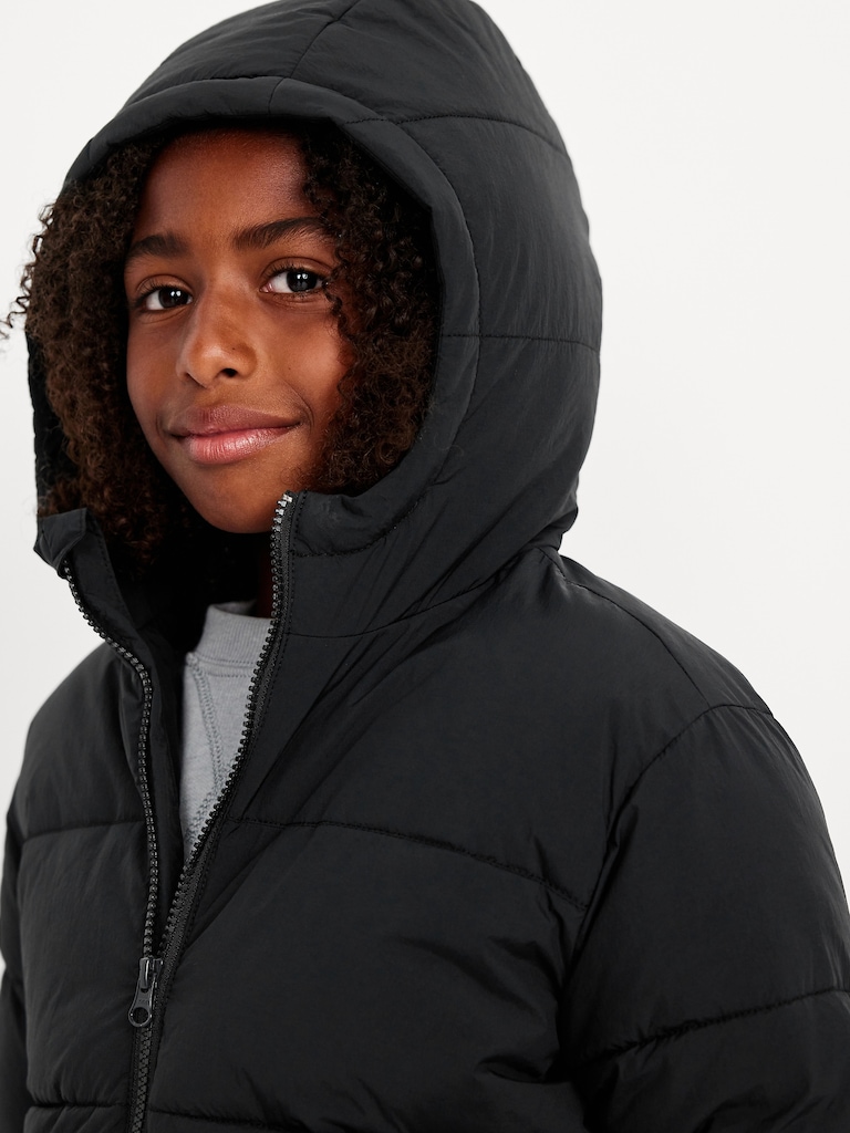 Water-Resistant Puffer Jacket for Boys