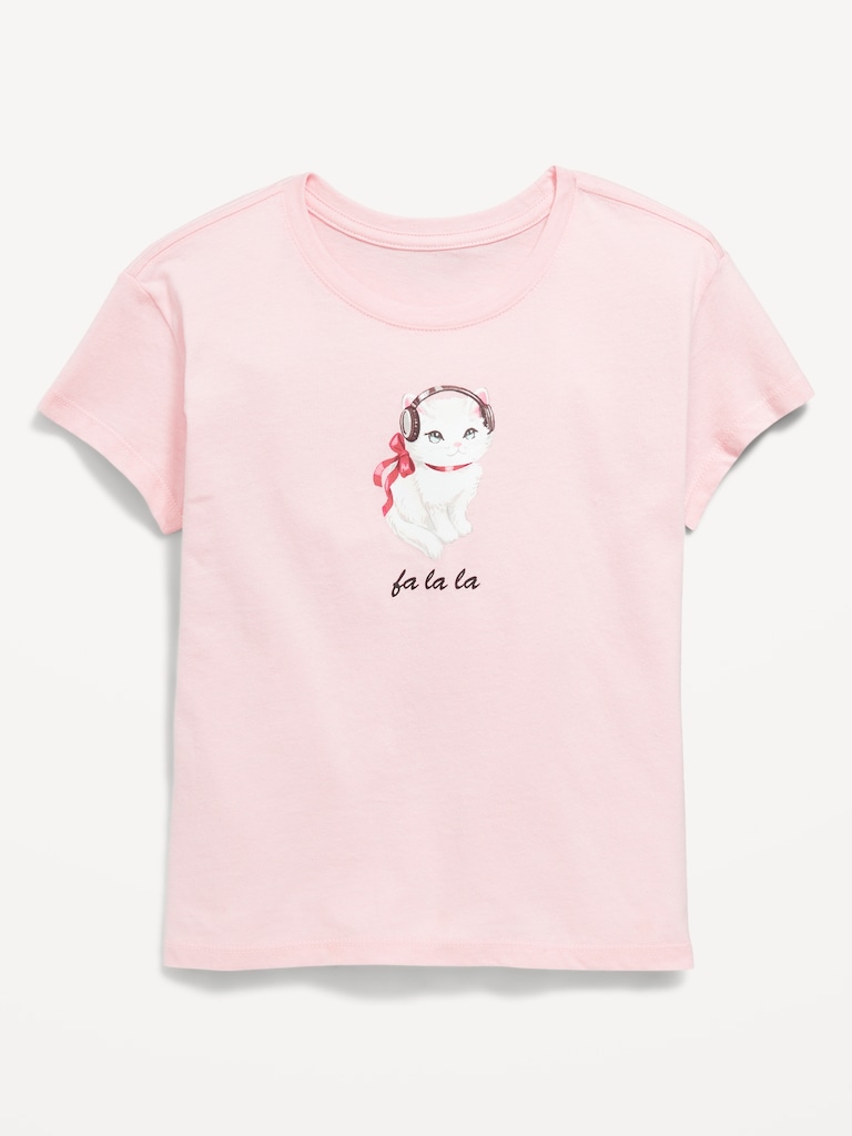 Short-Sleeve Graphic T-Shirt for Girls