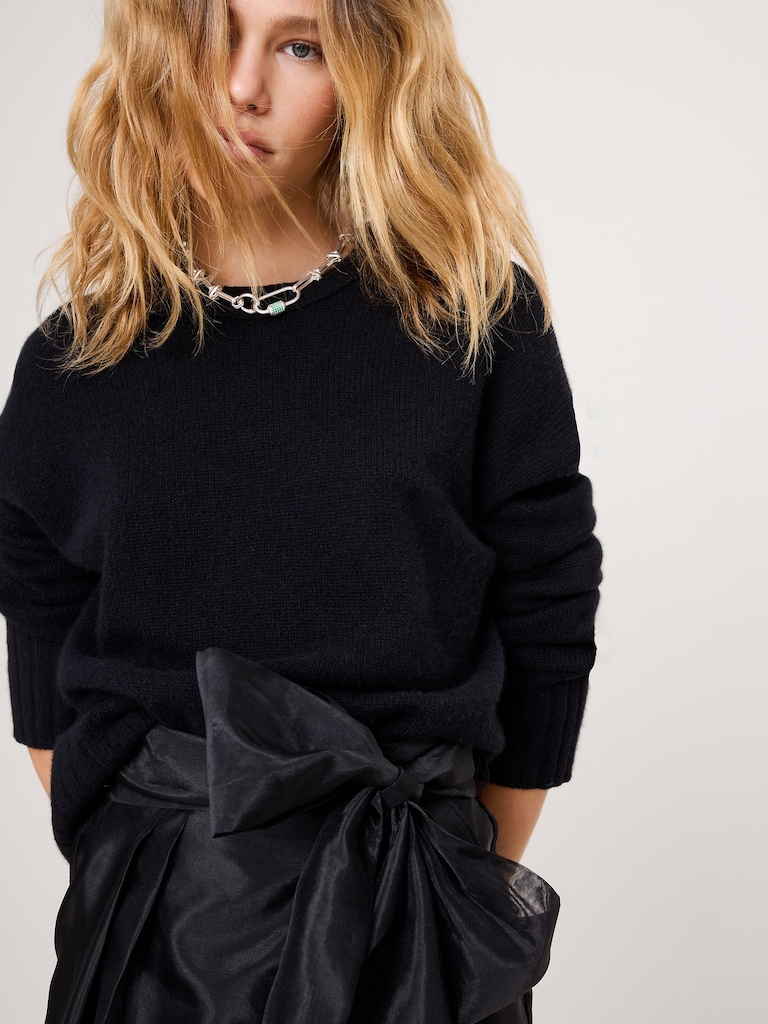 Organza Midi Wrap Skirt