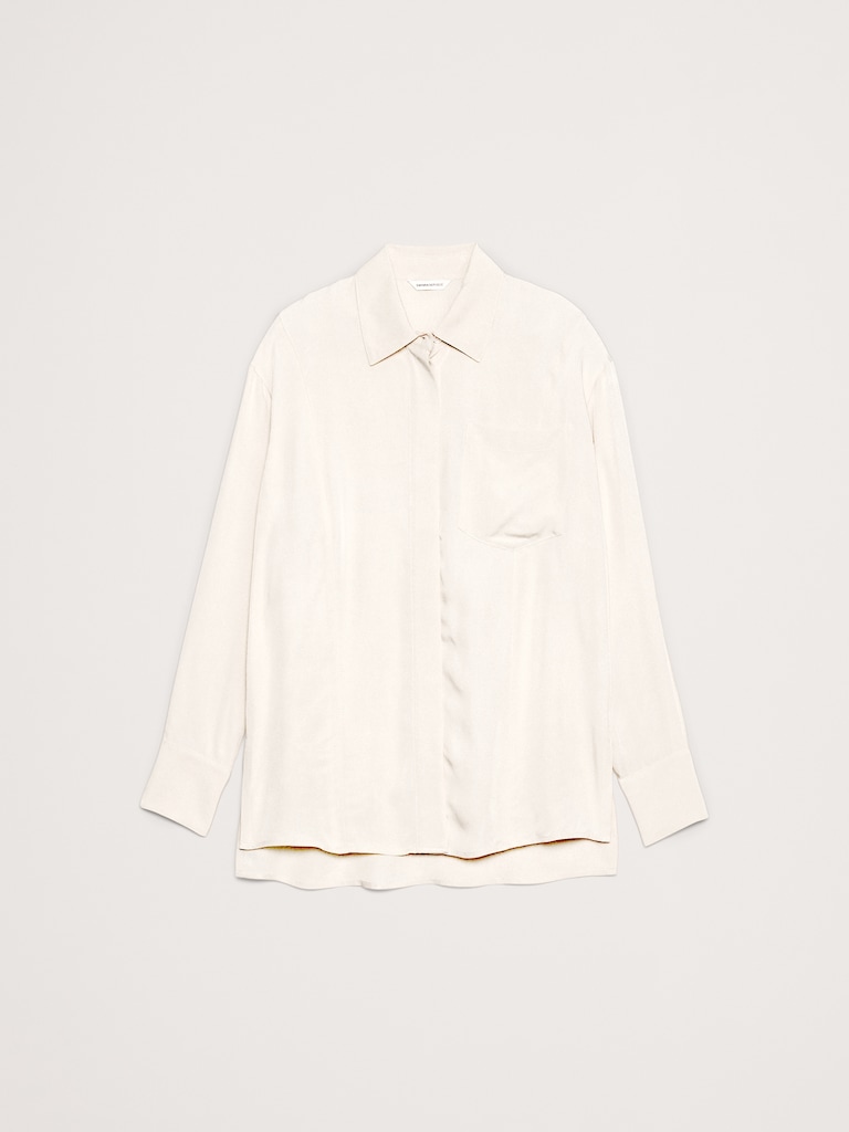 Drapey Button-Back Tunic