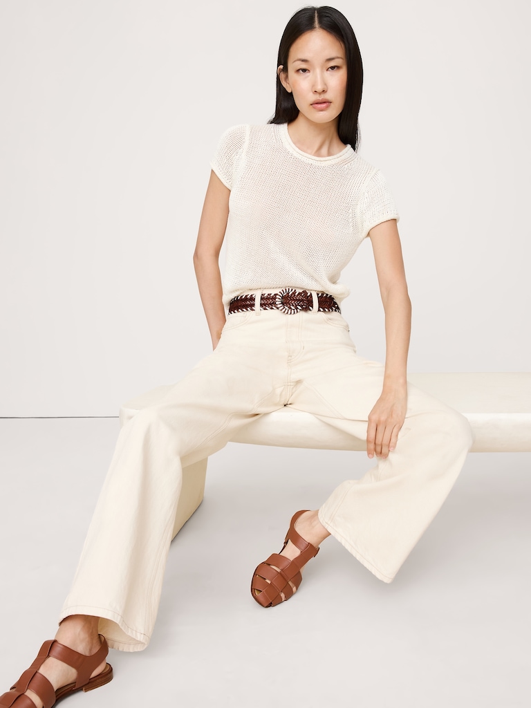 Braided Leather Belt by Dragon Diffusion