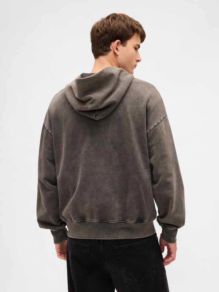 Heavyweight Oversized Zip Hoodie