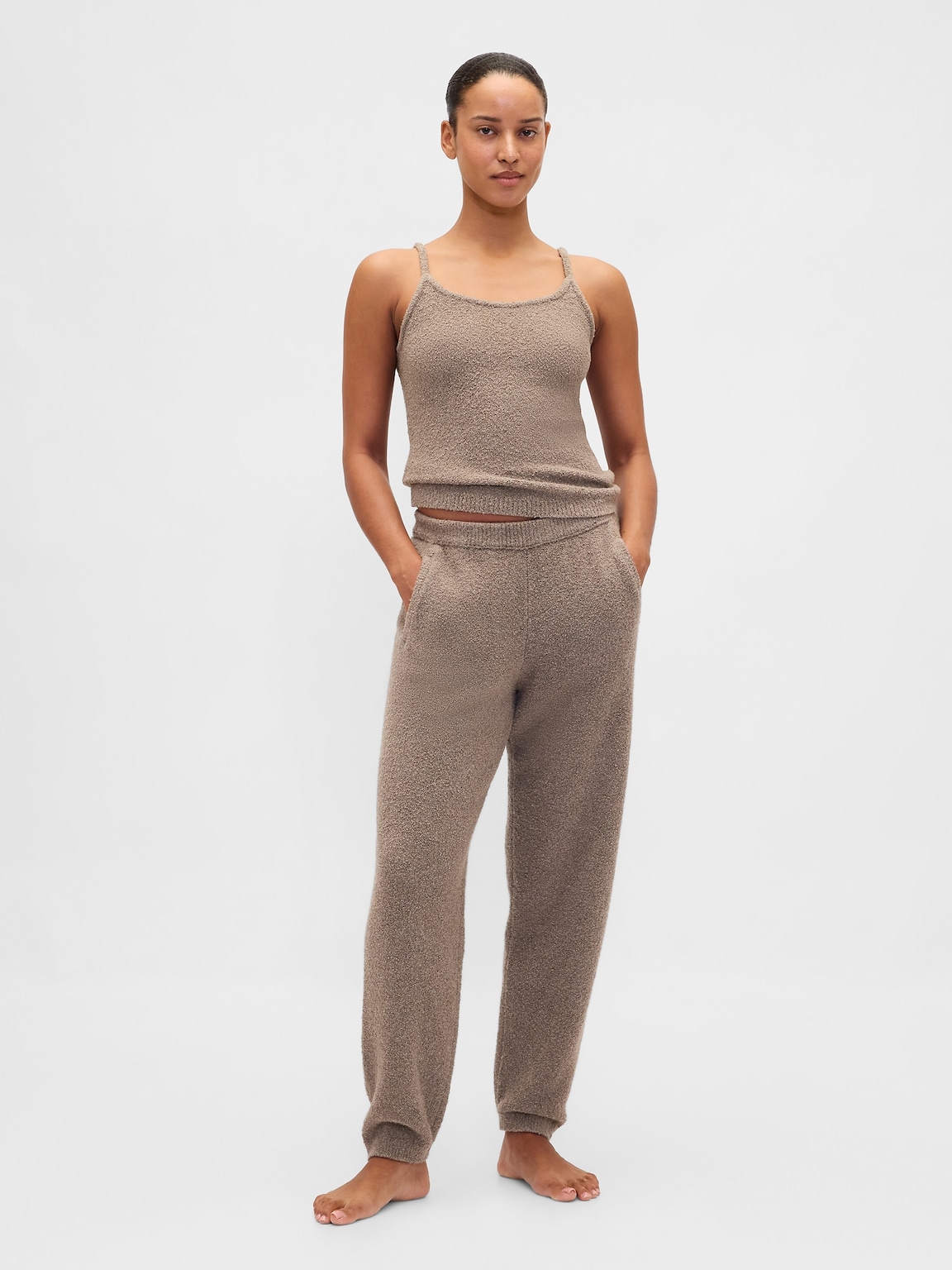 CashSoft Boucle Sweater Tank Top