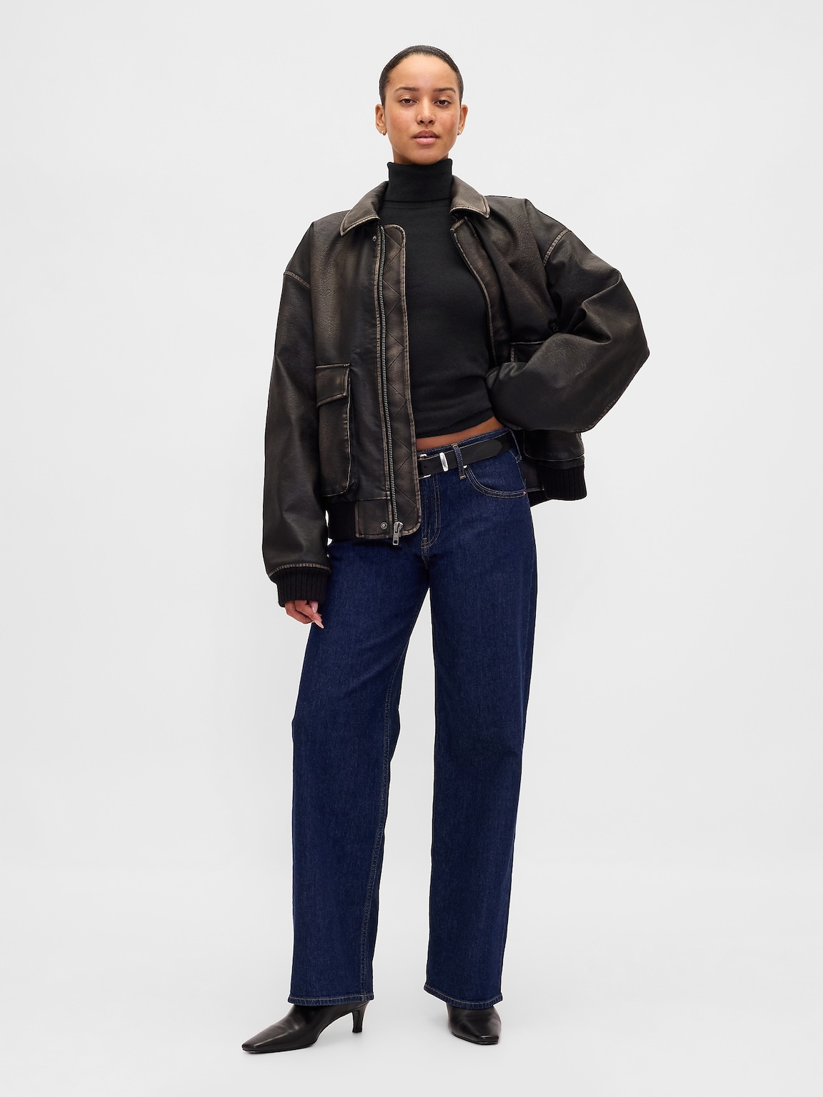 CashSoft Stretch Turtleneck Sweater