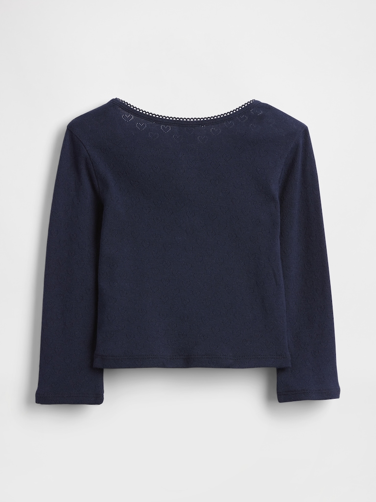 Baby & Toddler Pointelle Henley Top