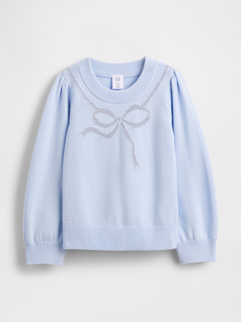 Baby & Toddler Puff-Sleeve Sweater