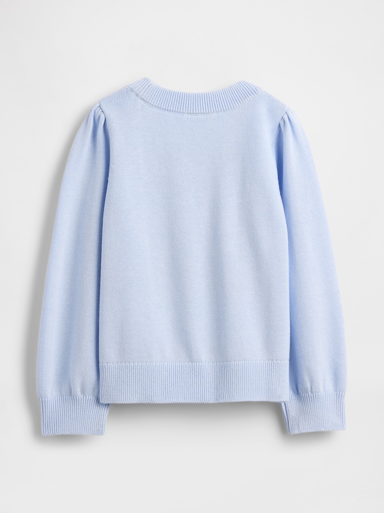 Baby & Toddler Puff-Sleeve Sweater