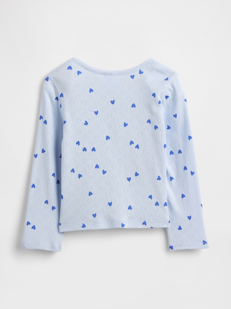 Baby & Toddler Pointelle Henley Top