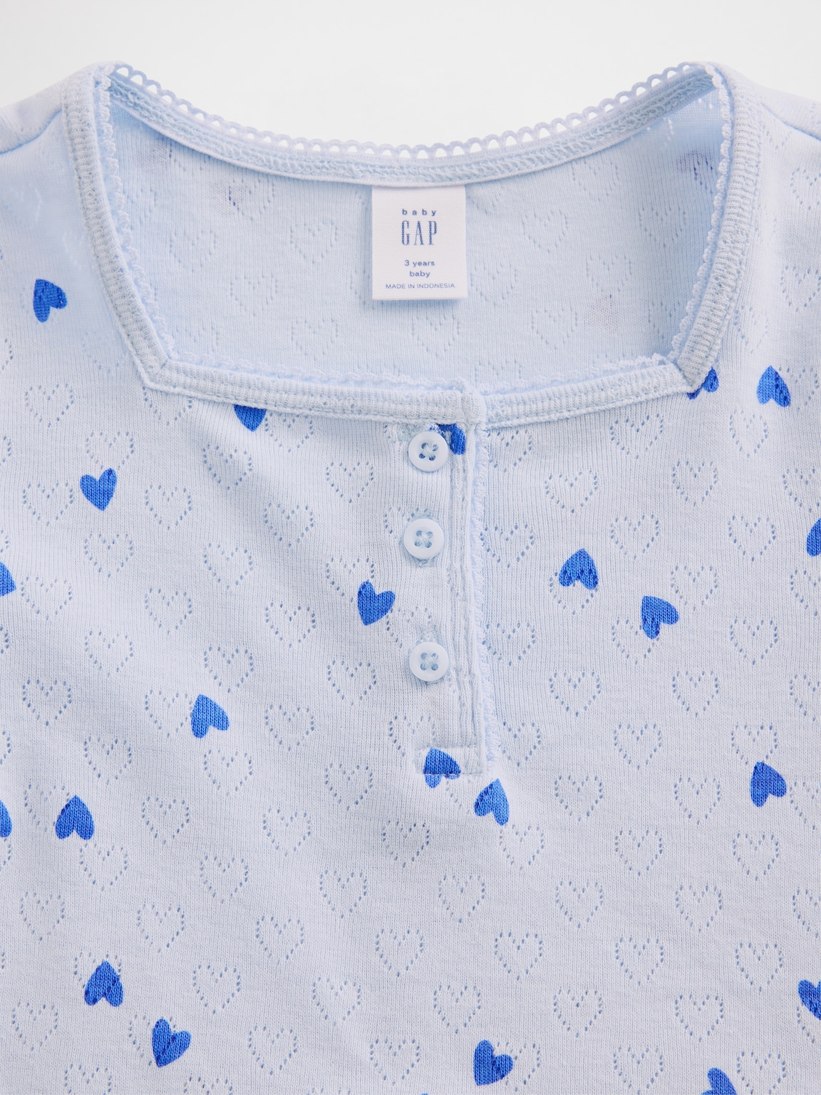 Baby & Toddler Pointelle Henley Top