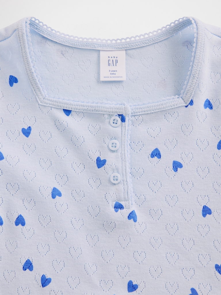 Baby & Toddler Pointelle Henley Top